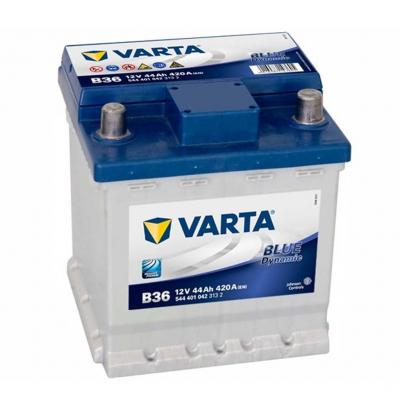 Varta Blue Dynamic B36 5444010423132 akkumultor, 12V 44Ah 420A J+ EU, magas, Punto